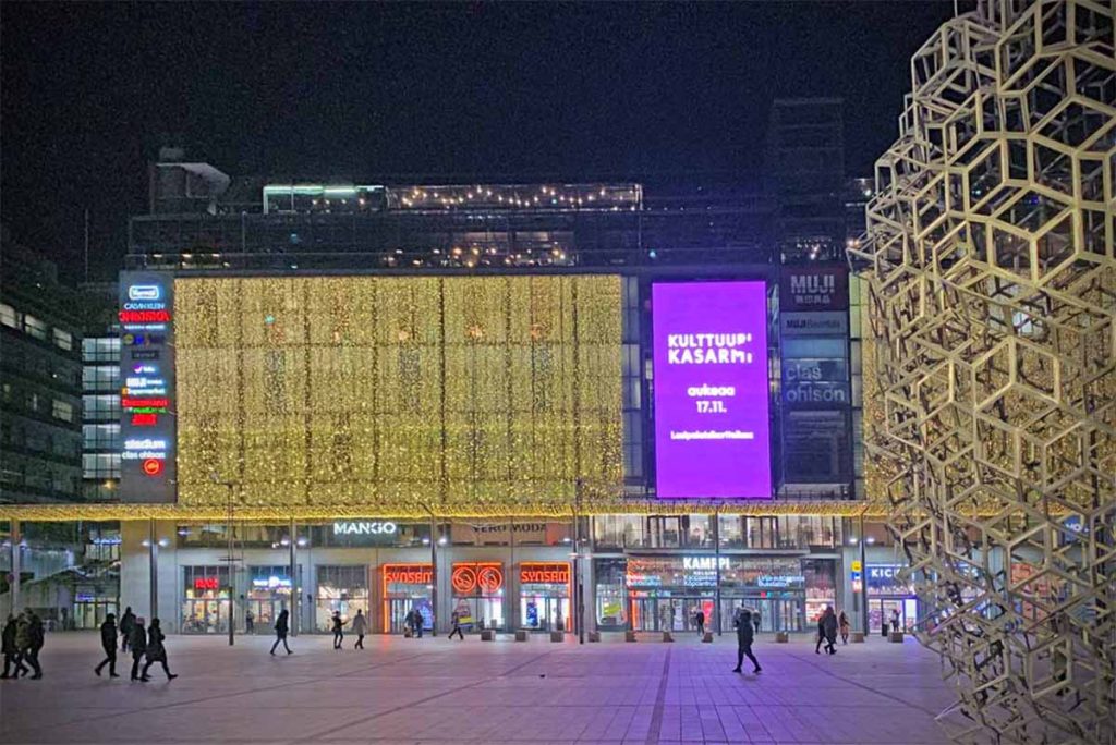 Kamppi Shopping Center During Night